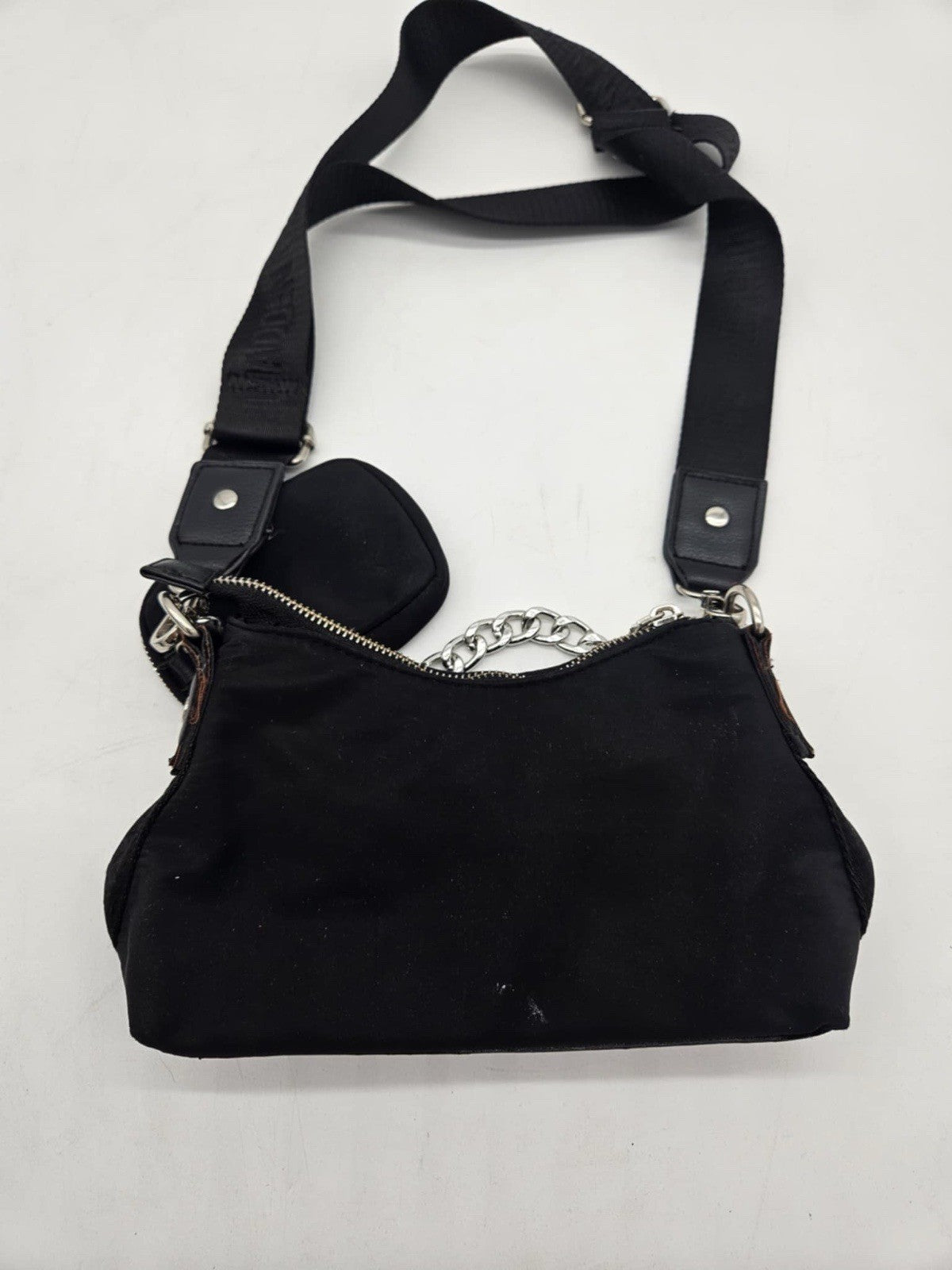 Madden NYC Women's Chain Pocket Fanny Pack, Black