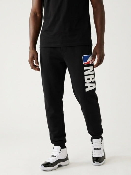 NBA Sweatpants Black Joggers Logo Athletic Men’s Size S