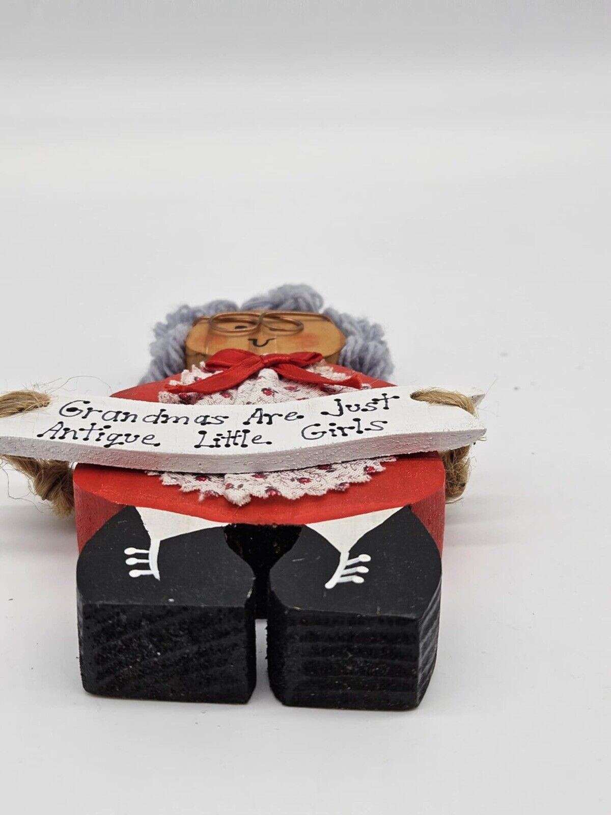 Handmade Wooden Wall Hanging Plaques ‘“Grandmas Are Just Antique Little Girls”￼