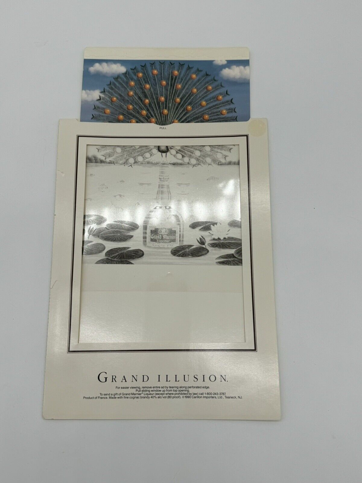 Grand Illusion Liqueur - Illusion or Magic Advertisement 1990's