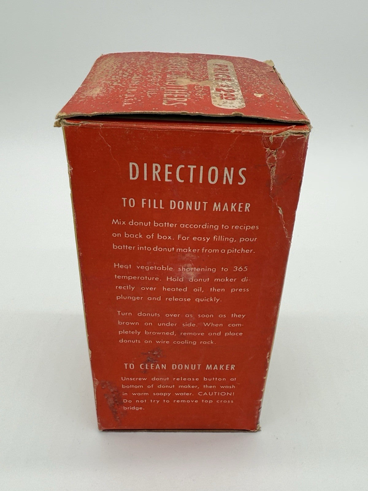 Vintage Popeil's Donut Doughnut Maker w/Original Box USA Made