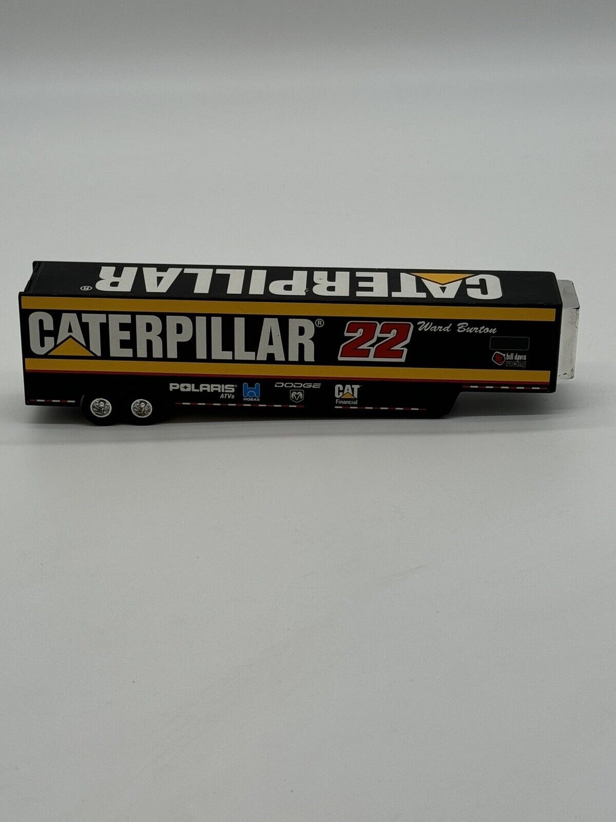 NASCAR 2002 Hot Wheels Ward Burton #22 Caterpillar Team Transporter 1:64
