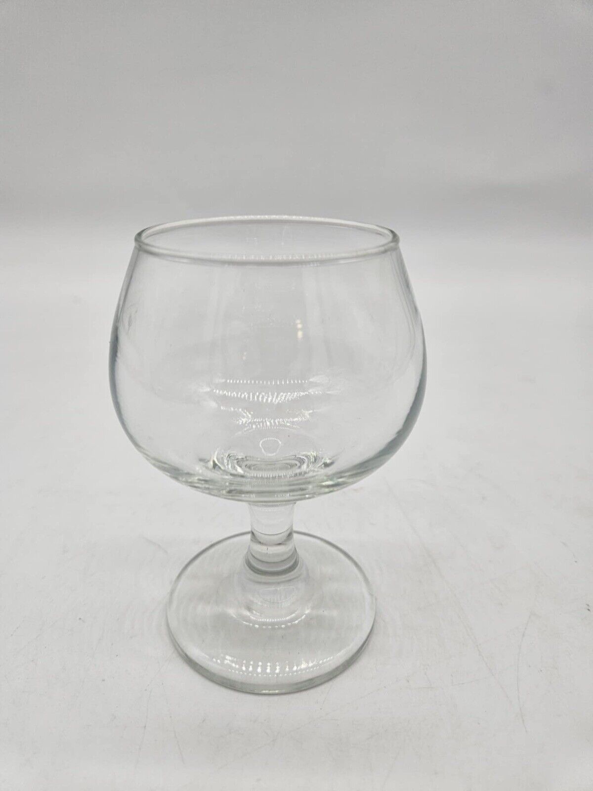 Courvoisier Snifter Cognac Brandy Glass Gold Cursive Signature And Logo