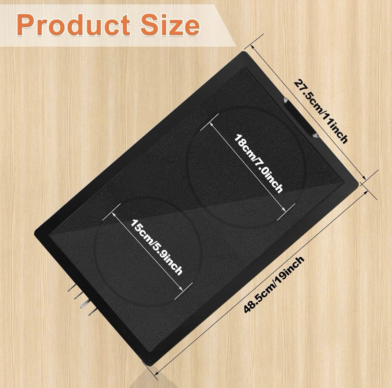 Black Jenn-Air Radiant Cartridge A122B (similar to JEA8120ADB)
