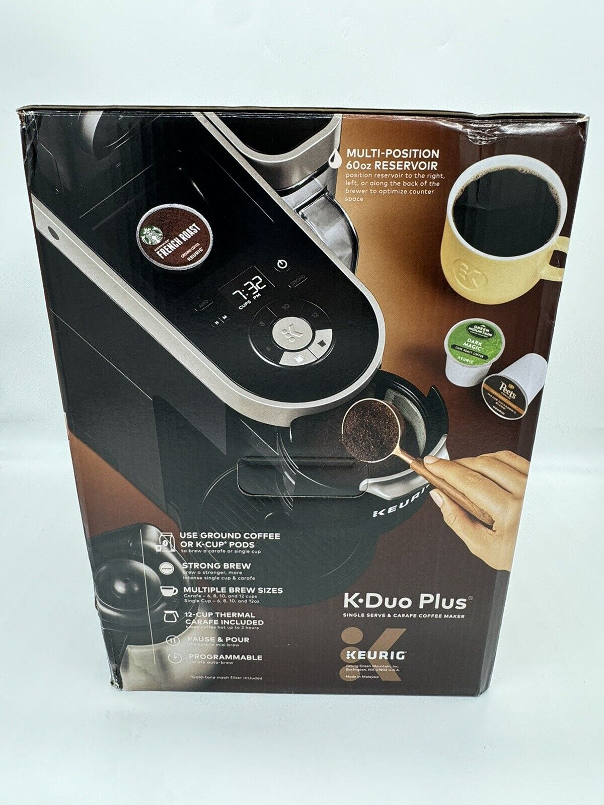 Keurig 5000204978 K-Duo Plus Single-Serve and Carafe Coffee Maker - Black