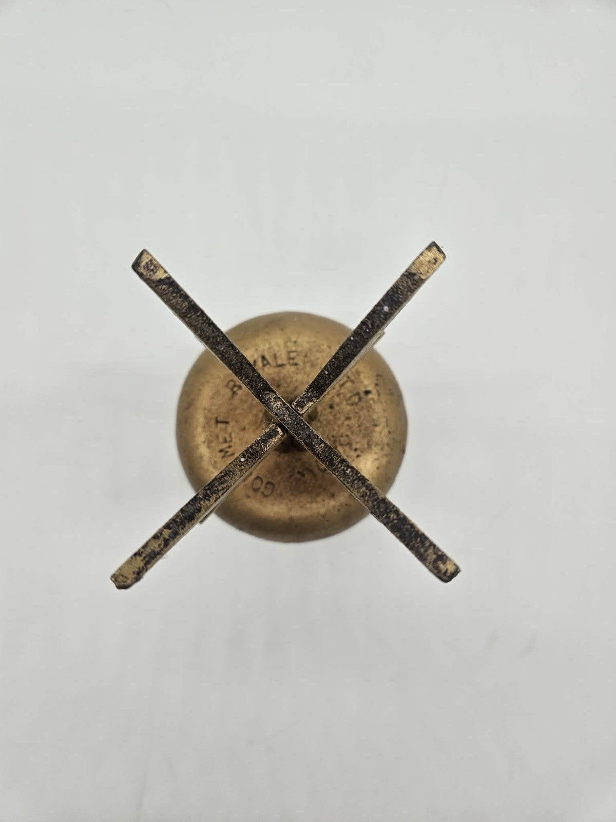 Vintage Gourmet Royale Ltd. Cast Iron Candle Holder For Candles Up To 3-1/4” Dia