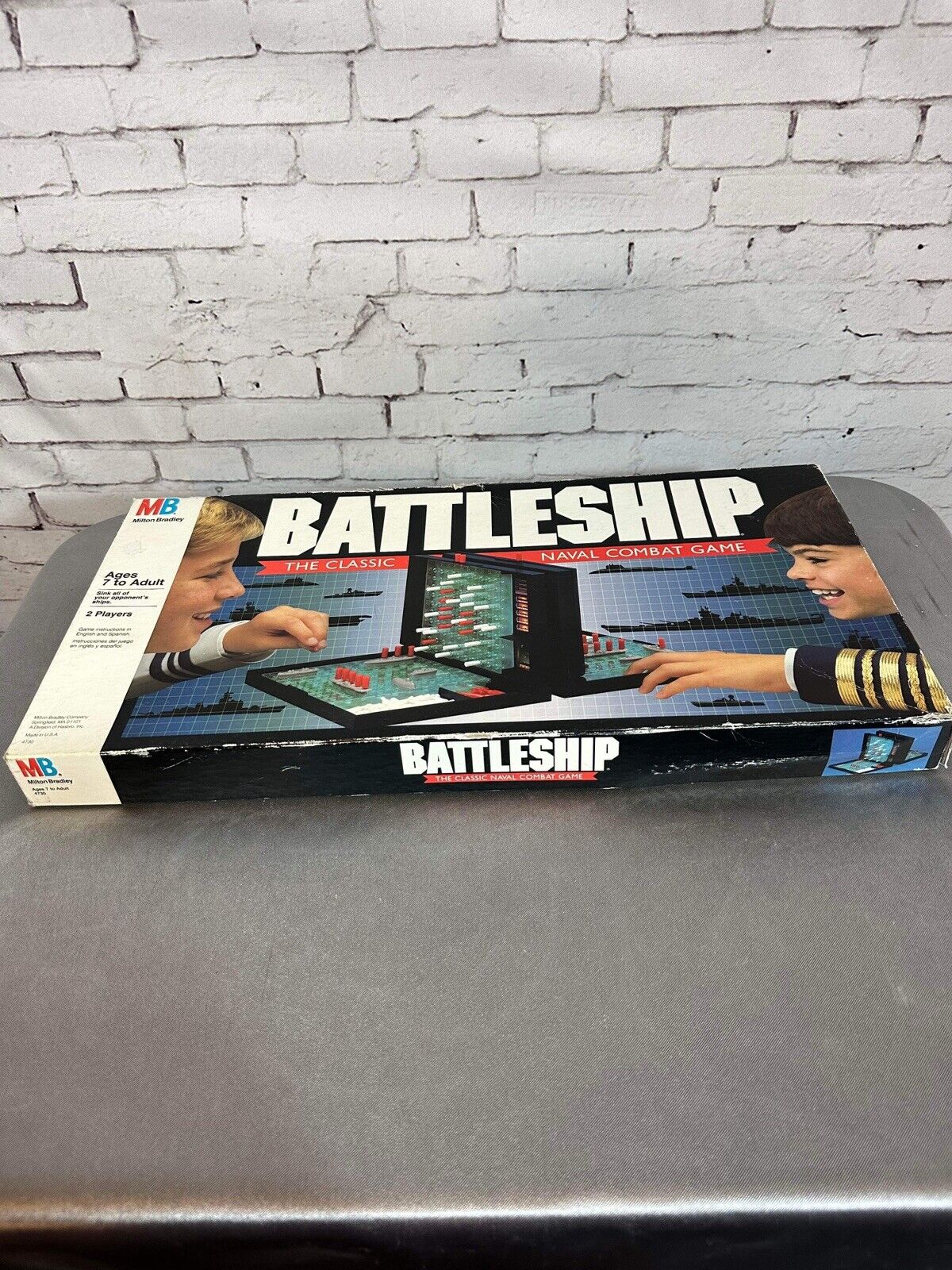 VINTAGE Battleship COMPLETE Milton Bradley 1990 90s War Classic Board Game MB