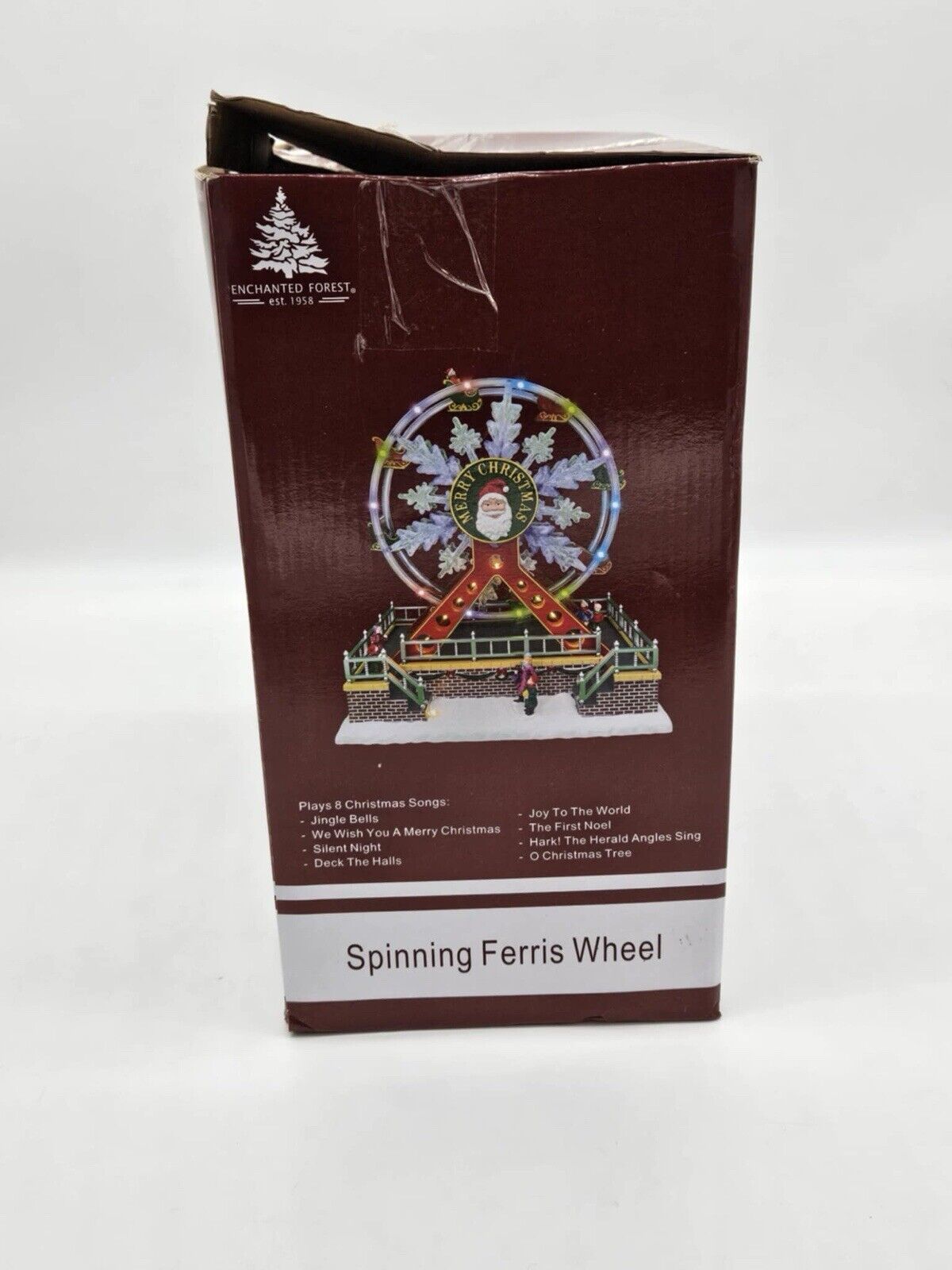 Christmas Enchanted Forest Santa Ferris Wheel Village Light-Up Carnival Ride