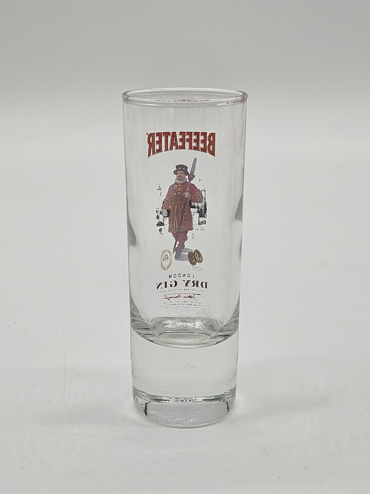 Beefeater London Dry Gin Yeoman Warder Tall Shot Glass