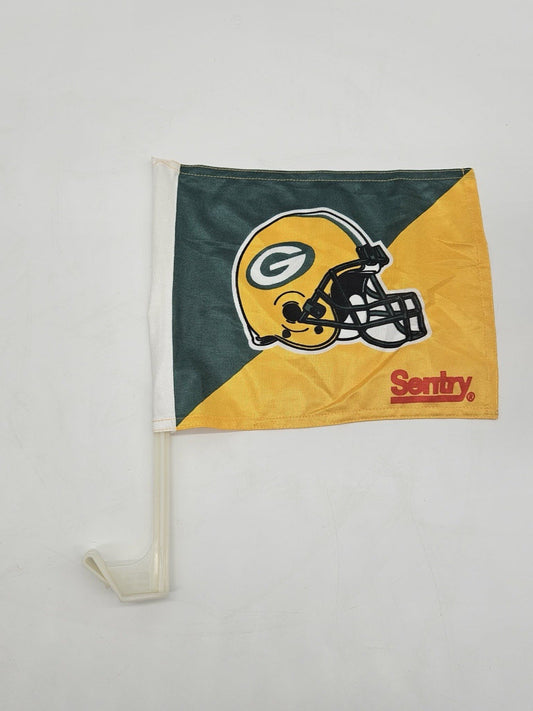 Green Bay Packers Window Flag Vehicle Window Mini Flag