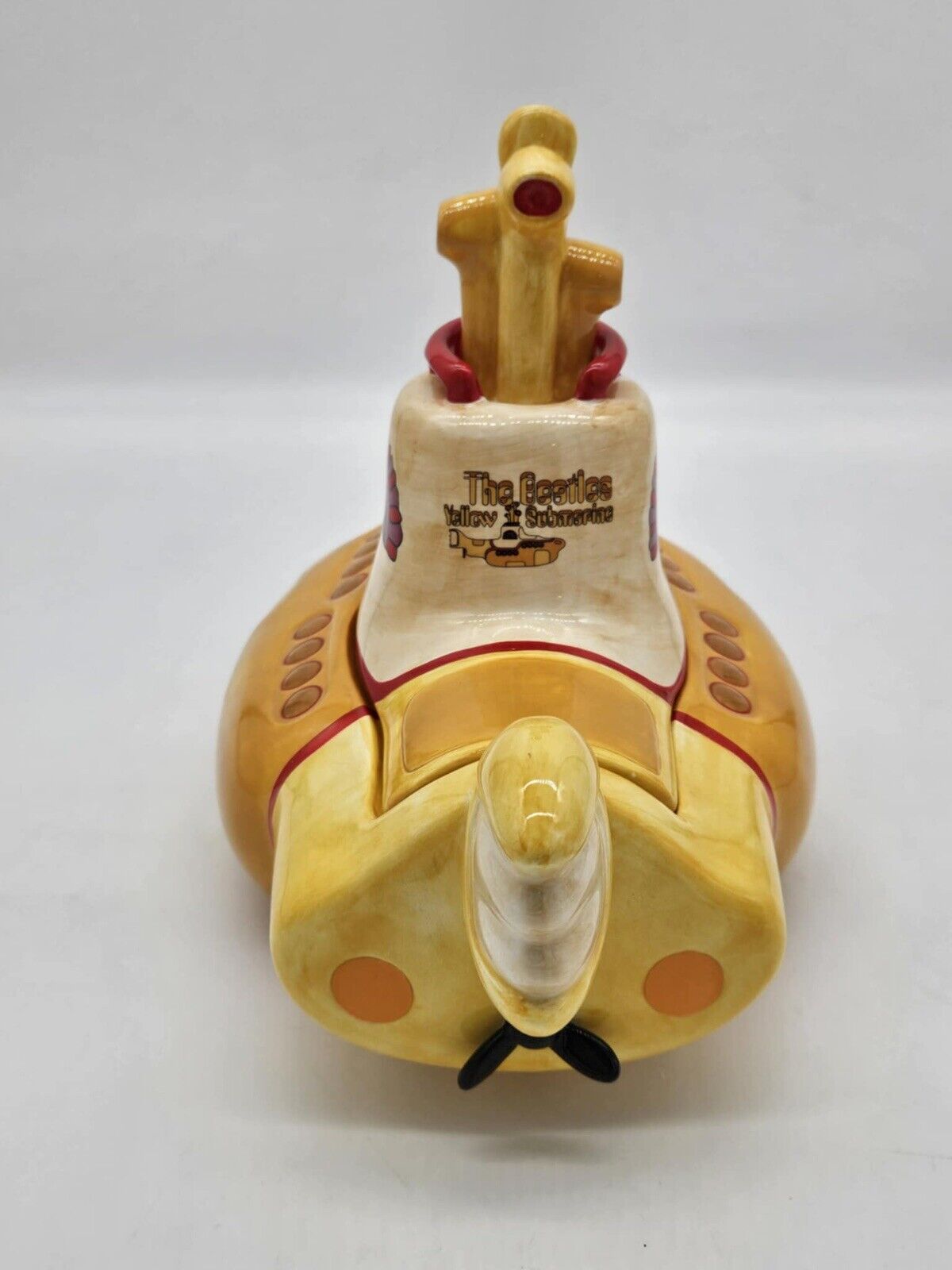 Vintage Beatles Yellow Submarine Cookie Jar Vandor 1999 RARE Original Box JB01