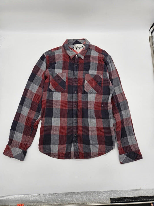 Vintage Billabong Flannel Shirt Plaid L Pocket 1990s