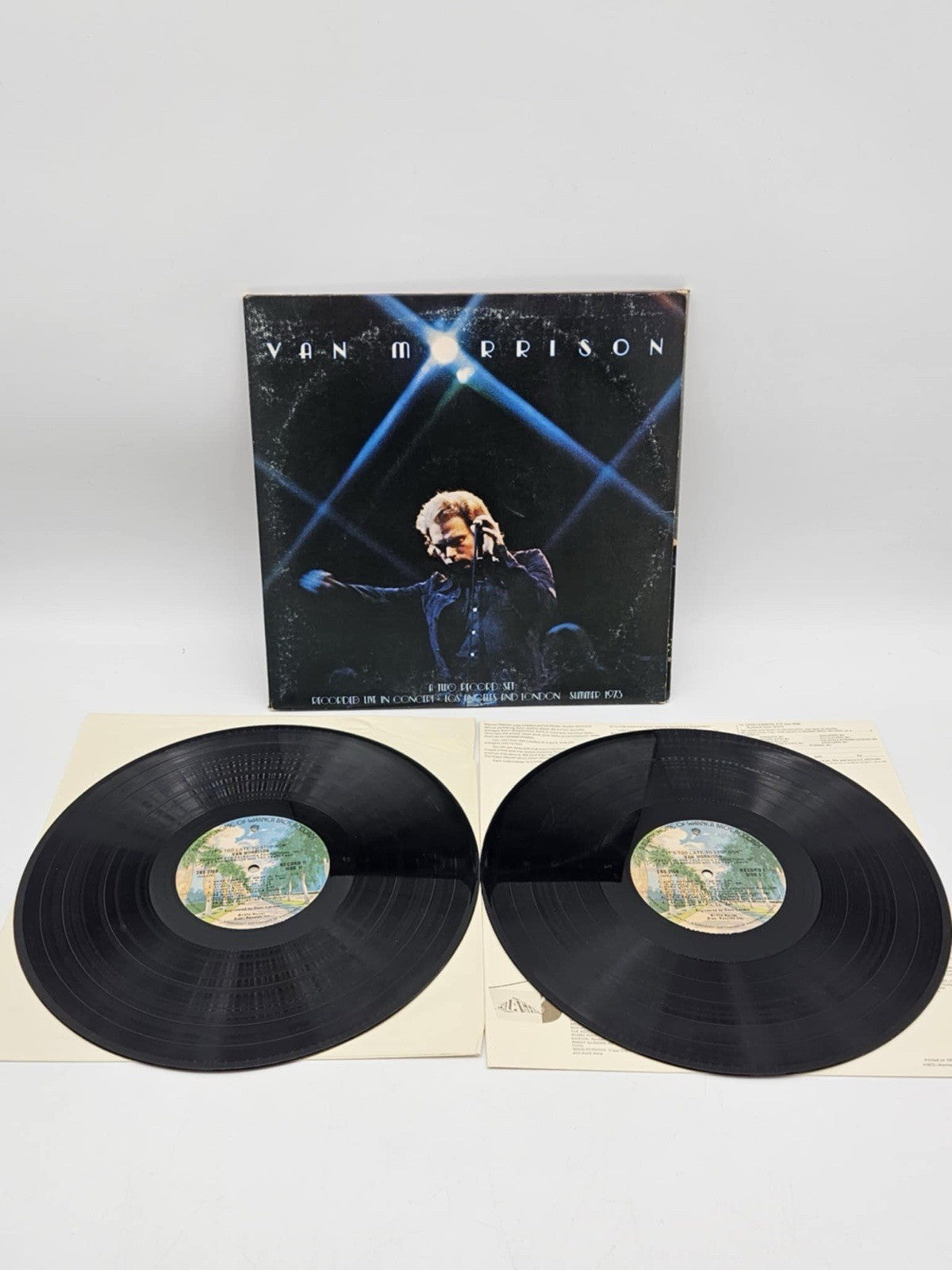 Van Morrison Recorded Live In Concert Vinyl Record Los Angels London Summer 1973