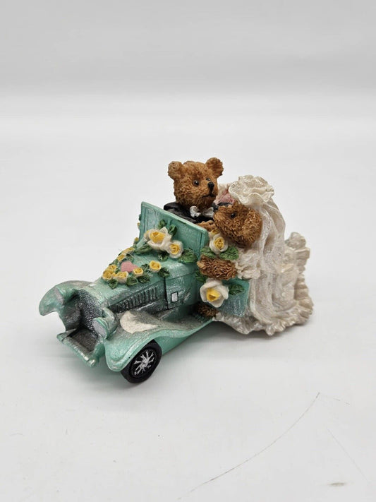 K Collections Just Married Bears Vintage Figurine