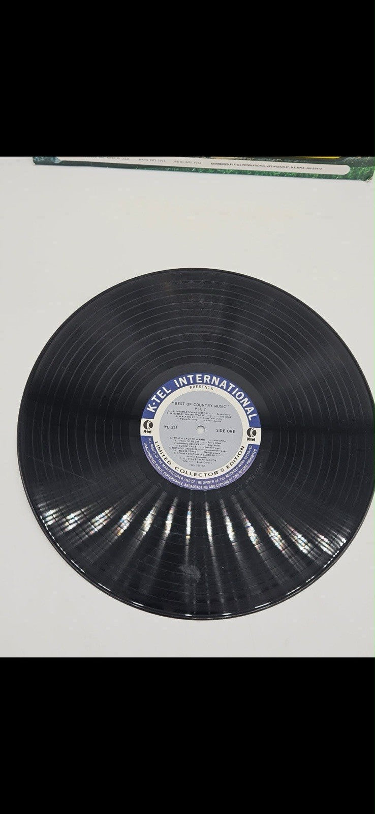 The Best Of Country Music Vol. 7 1973 Vinyl LP K-Tel WU 325 - VG