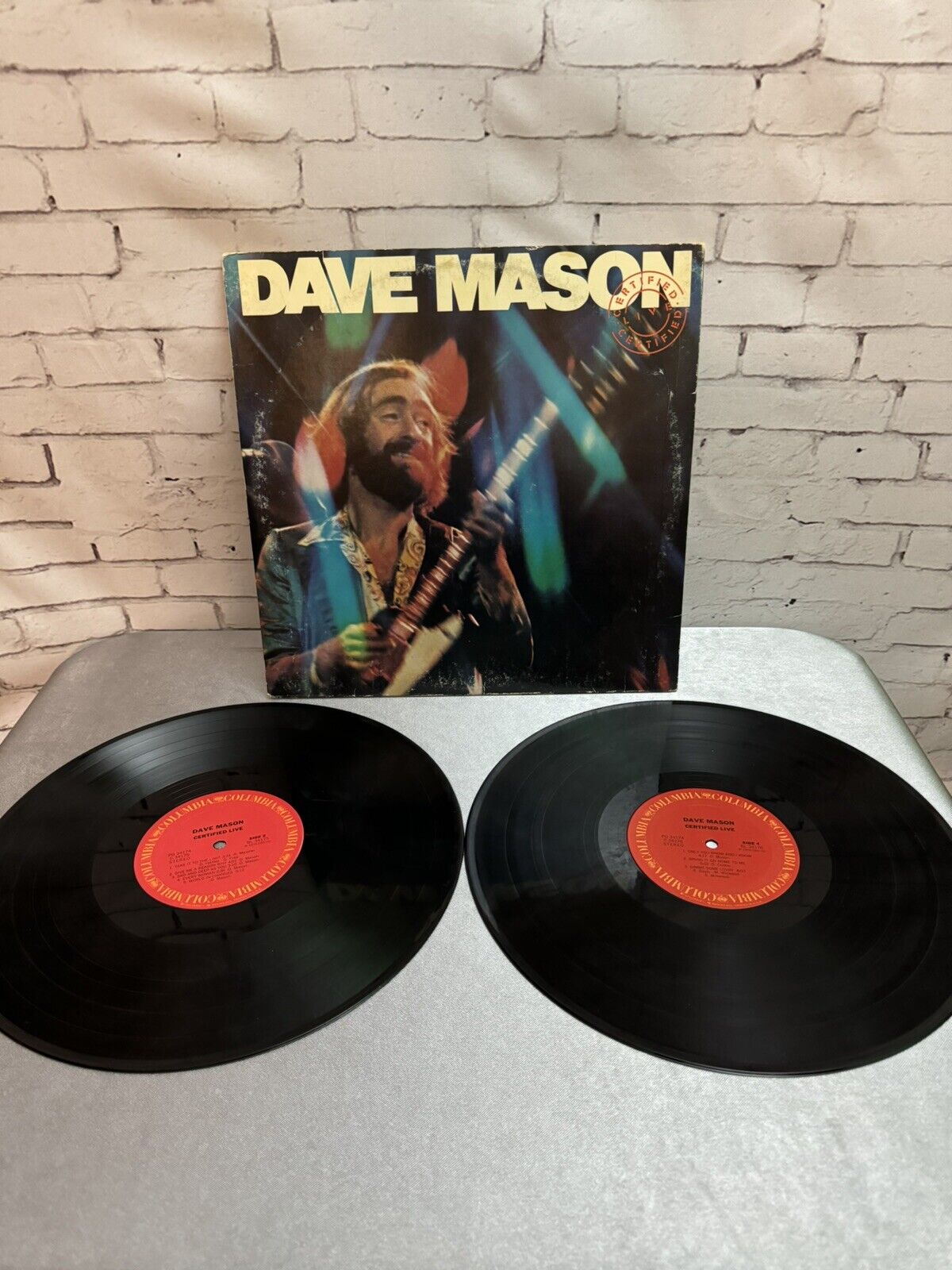 DAVE MASON CERTIFIED LIVE 1976 1ST PRESS PROMO DBL VINTAGE VINYL LP