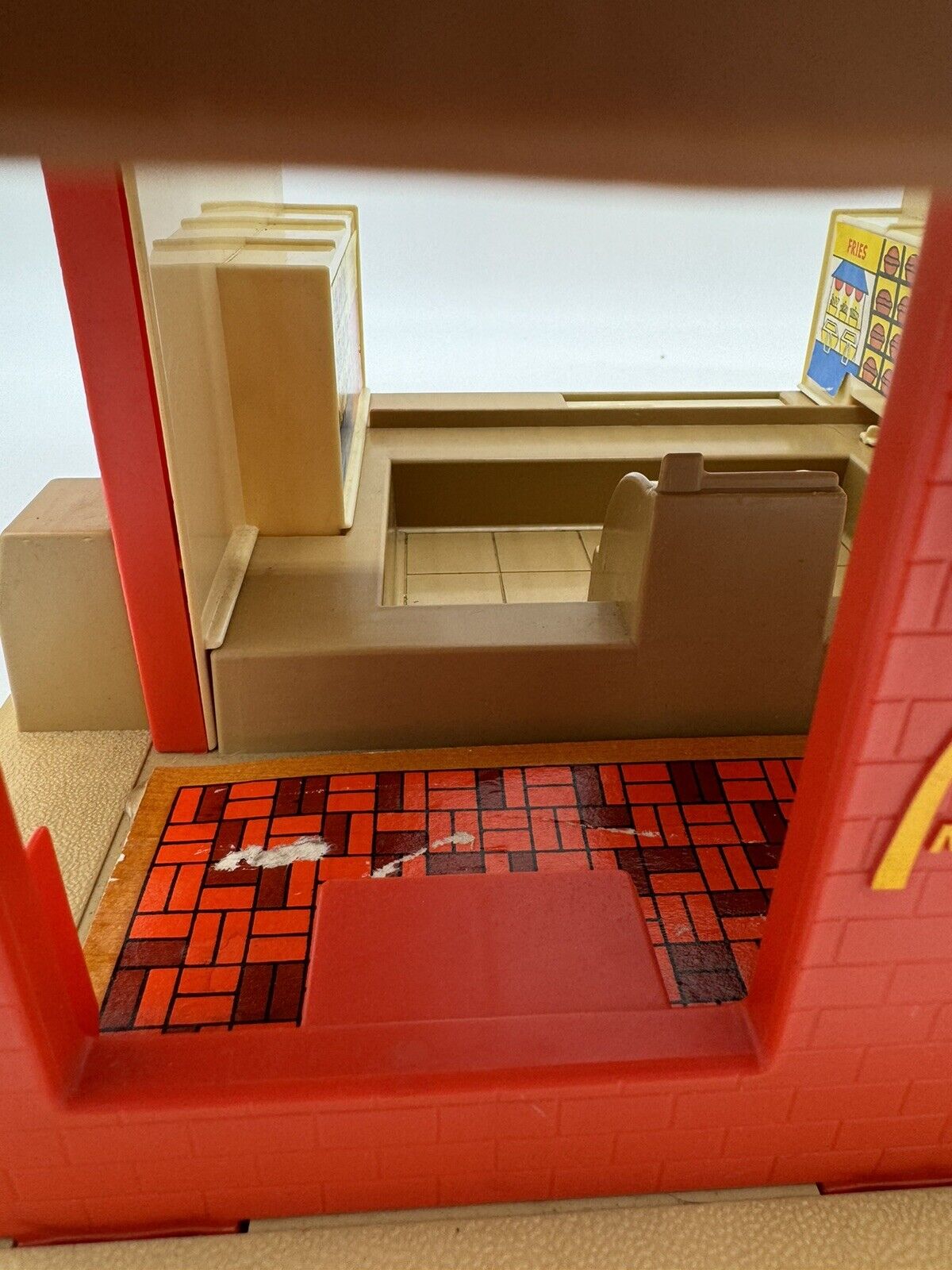 Vintage 1974 Playskool Familiar Places Play Set McDonalds Restaurant