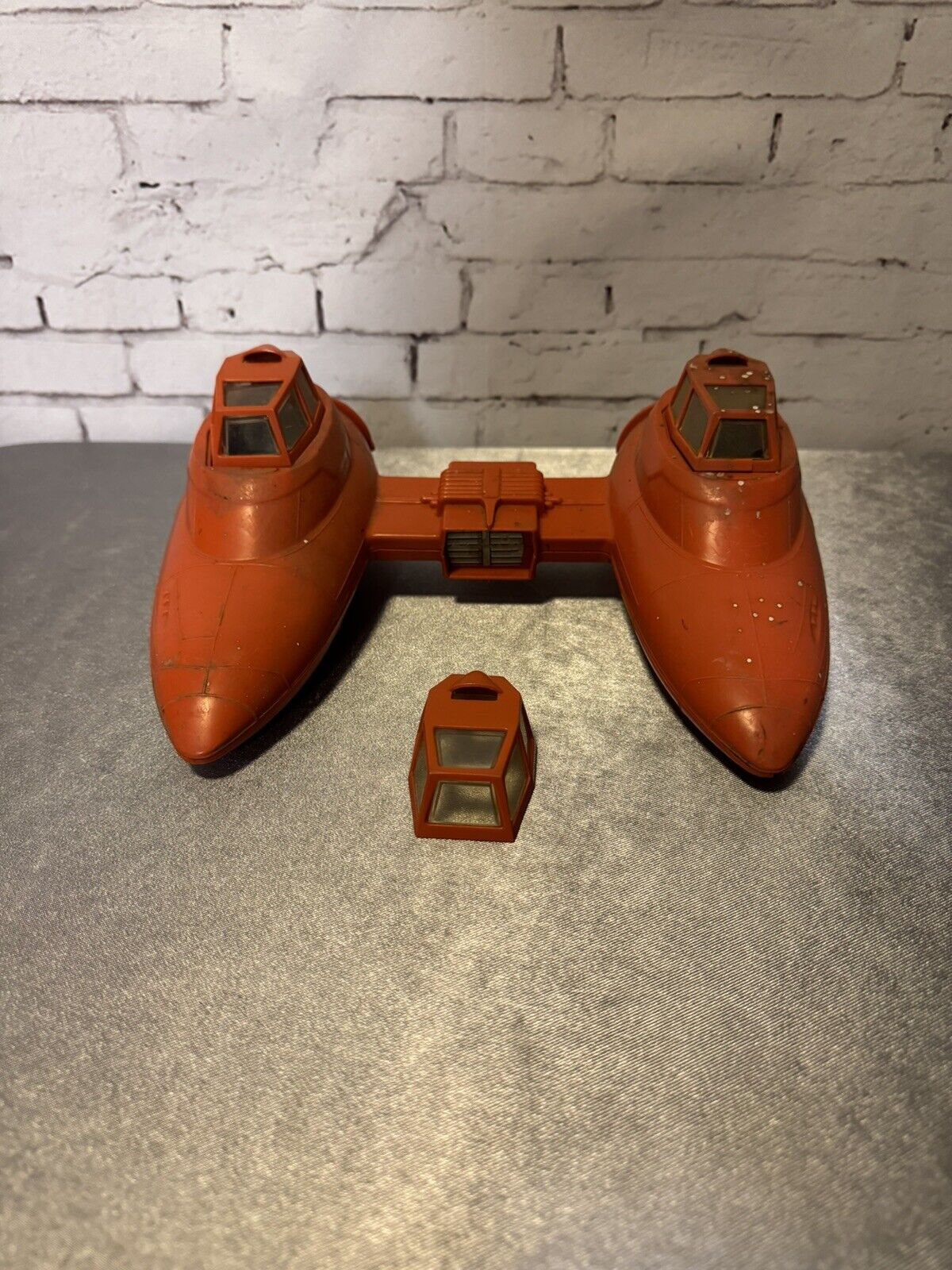 Vintage 1980 Kenner Star Wars Cloud Car Twin Pod Ship W/ Xtra Bubble Canopy