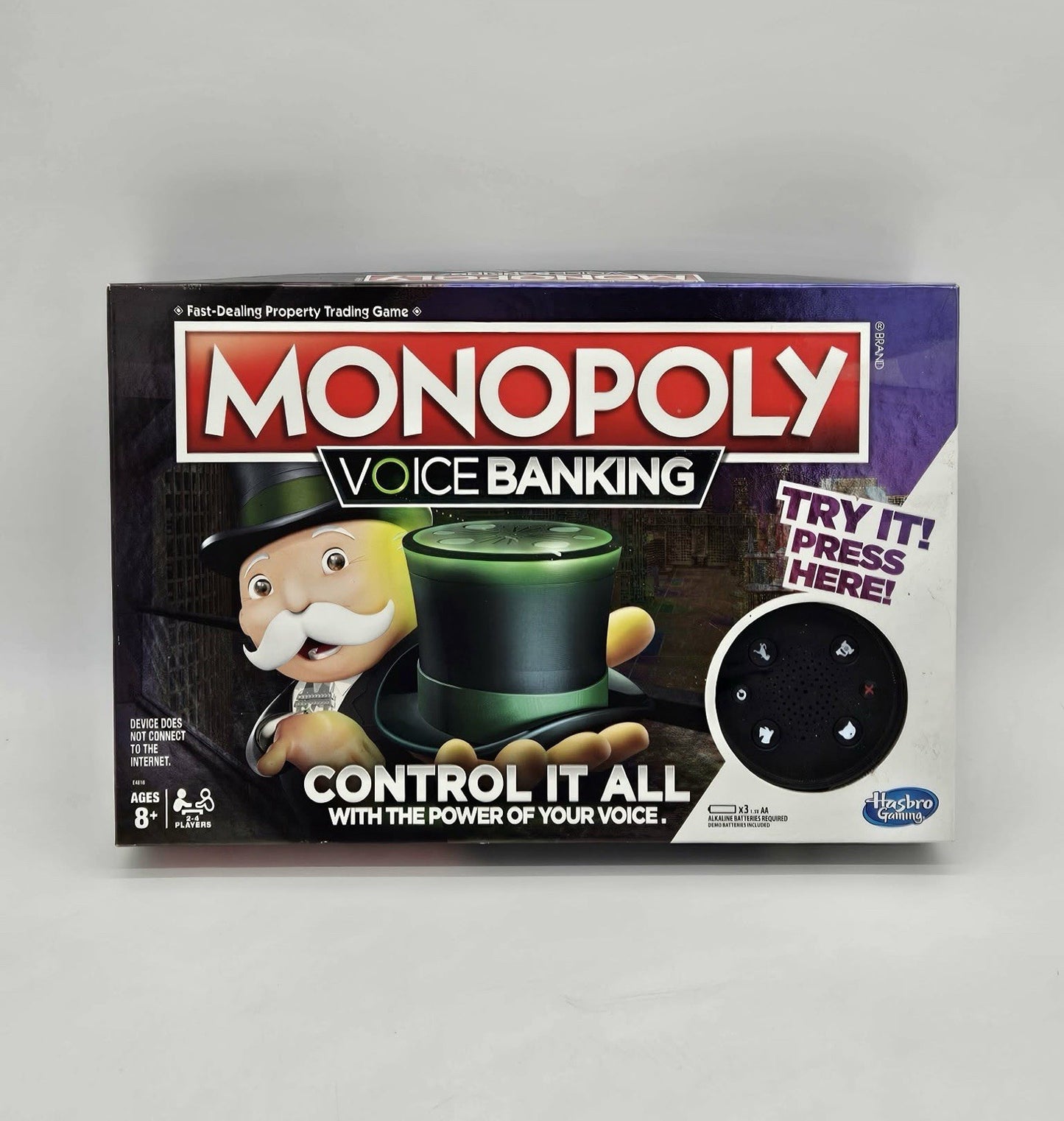 Monopoly Game - Voice Banking Edition - EUC - COMPLETE - Parker Brothers - 2018