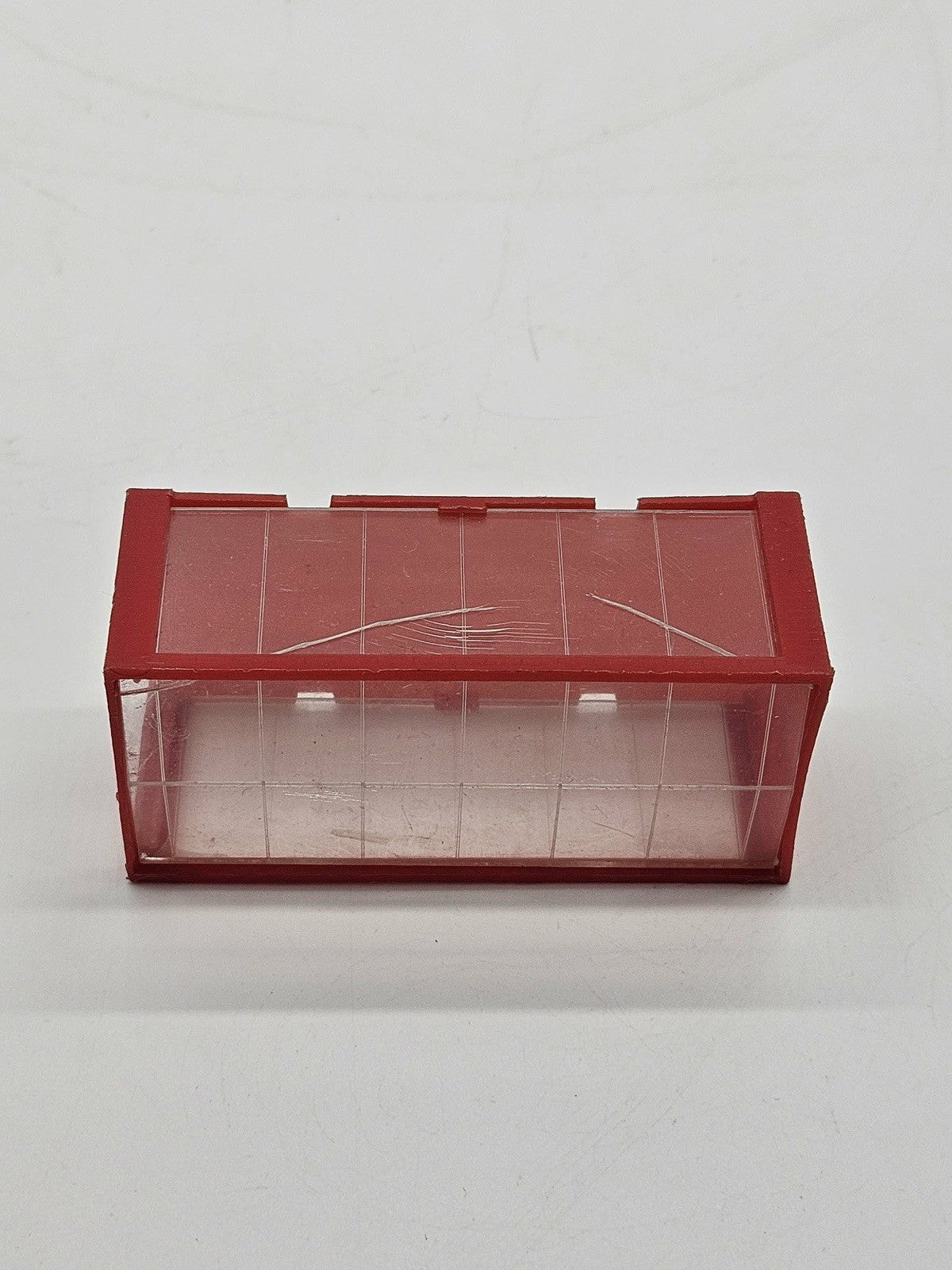 PLASTIC RED BOX ONLY!!!  Caterpillar Grader  No.99  By Mini Dinky