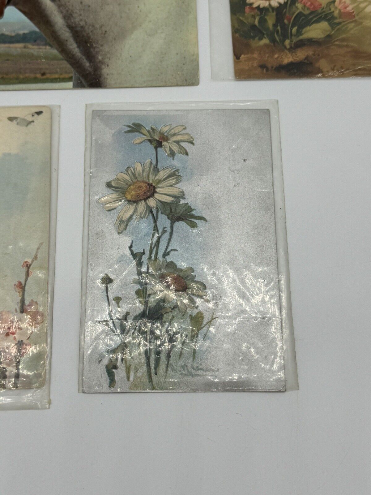 Lot of 8 Vintage Antique Postcards ~ Art Project Material