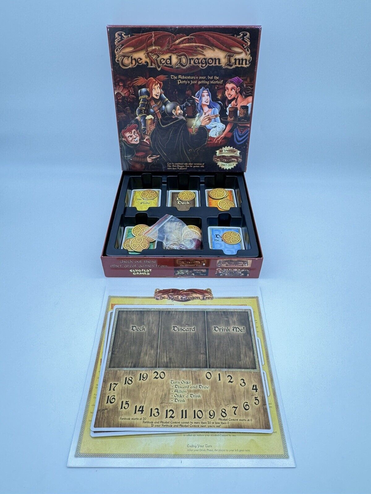 The Red Dragon Inn Board Game - Slugfest Games. New Sealed In Box