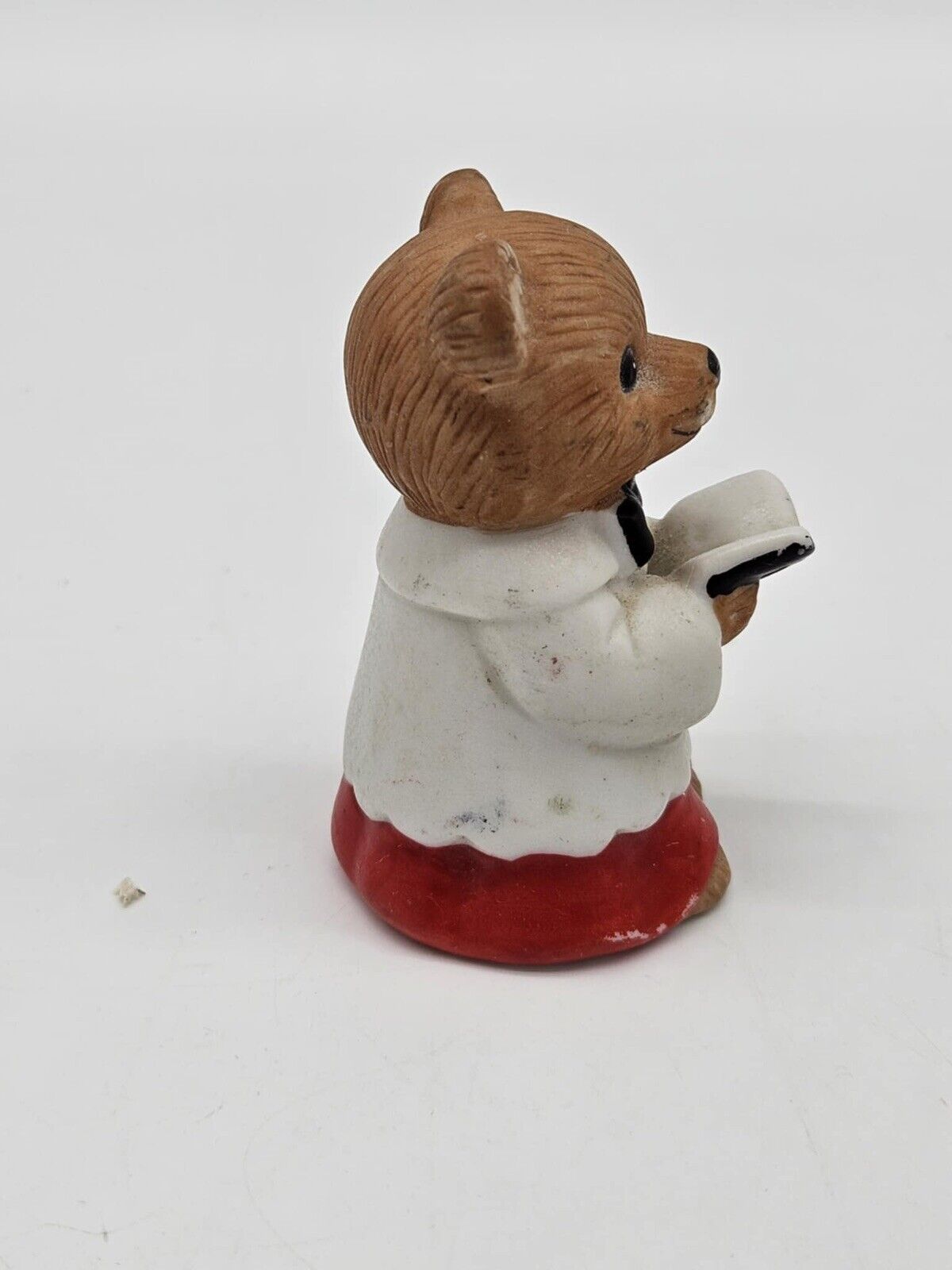 Vintage Homco Holiday Teddy Bear Choir Carolers Porcelain Set of 3 #5100