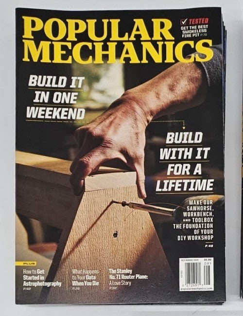 Popular Mechanics Magazine July August 2022 Build It In One Weekend