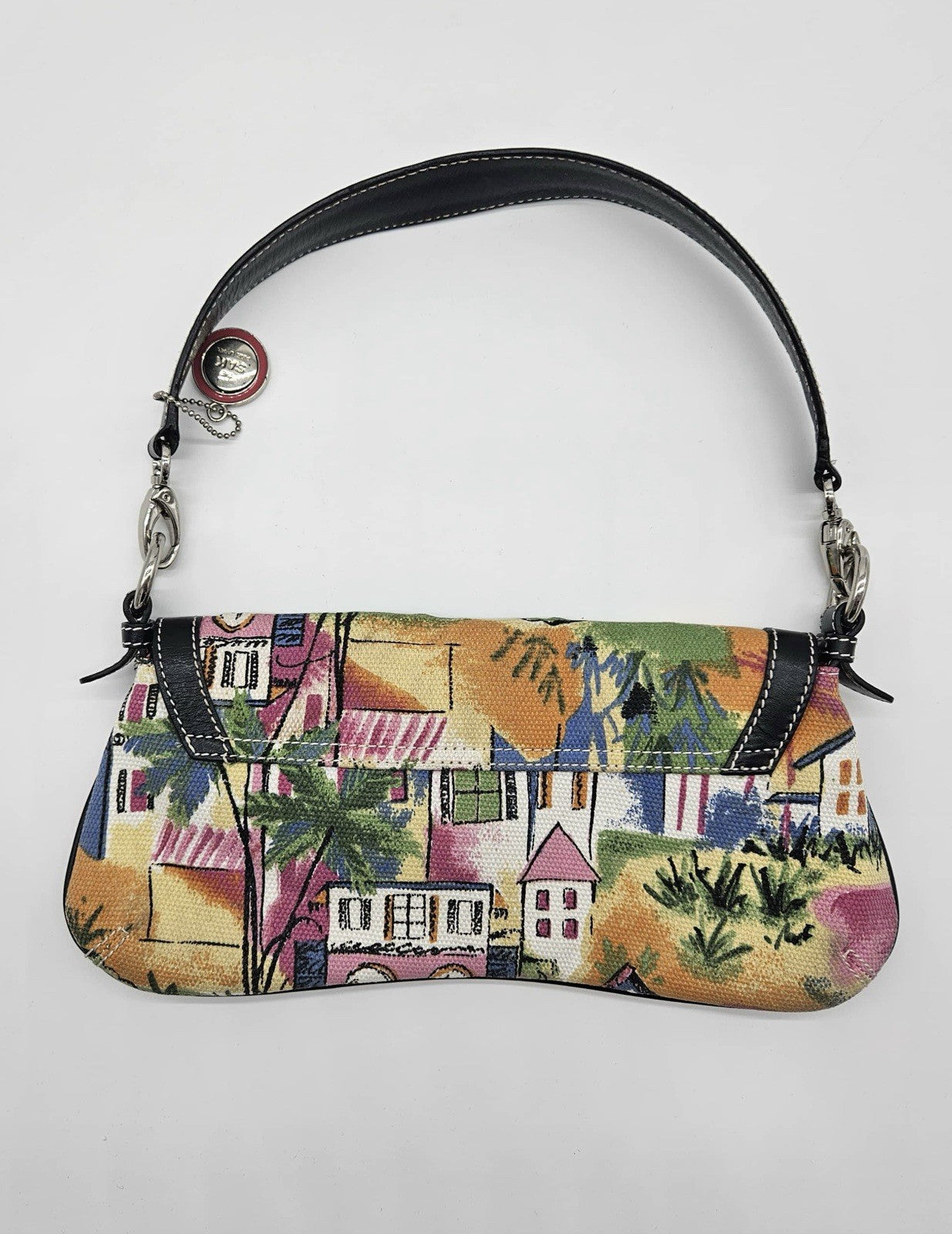 The SAK Pink Label Fabric & Leather Trim Women’s Hometown Print Hand Bag