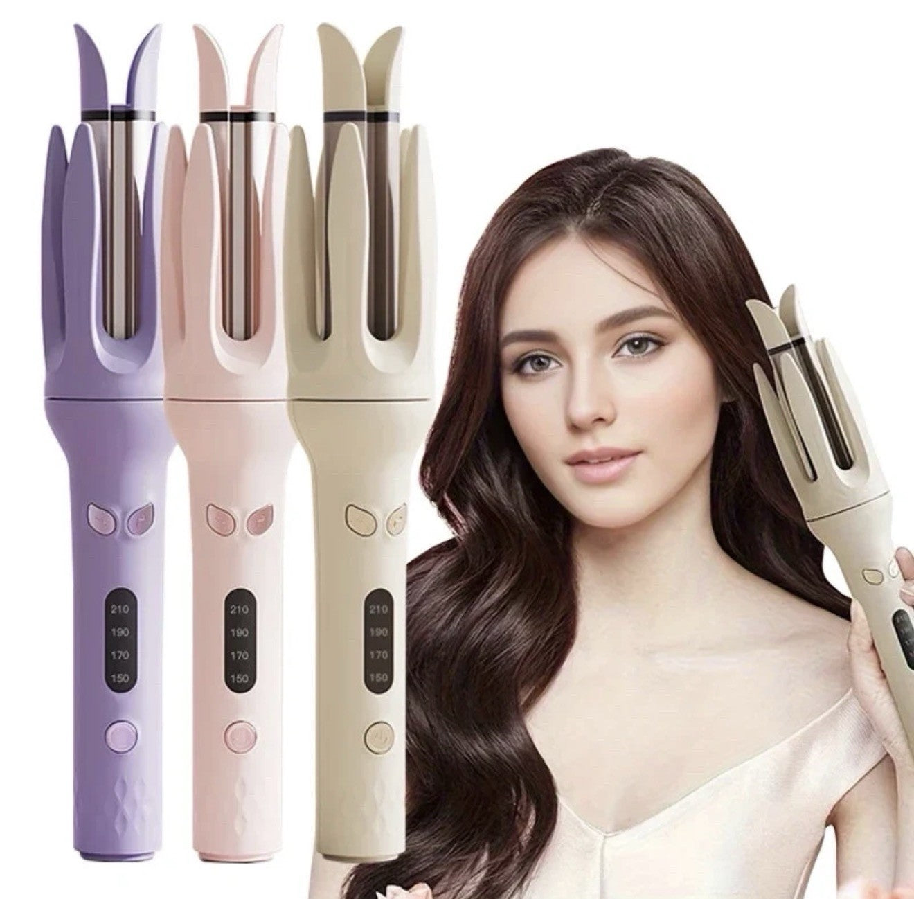 28mm Electric Ceramic Curling Hair Stick Curl Anti-Tangle Curling Iron Styler