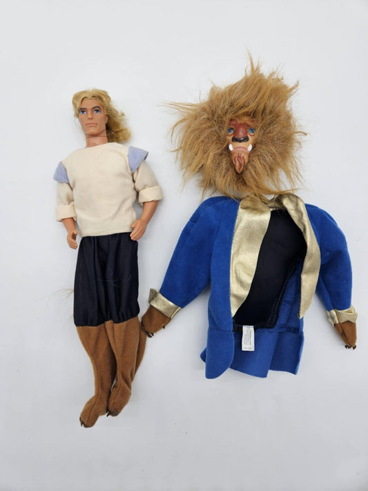 1991 Disney Mattel Beauty & The Beast Prince Adam Transforming Doll Like KEN