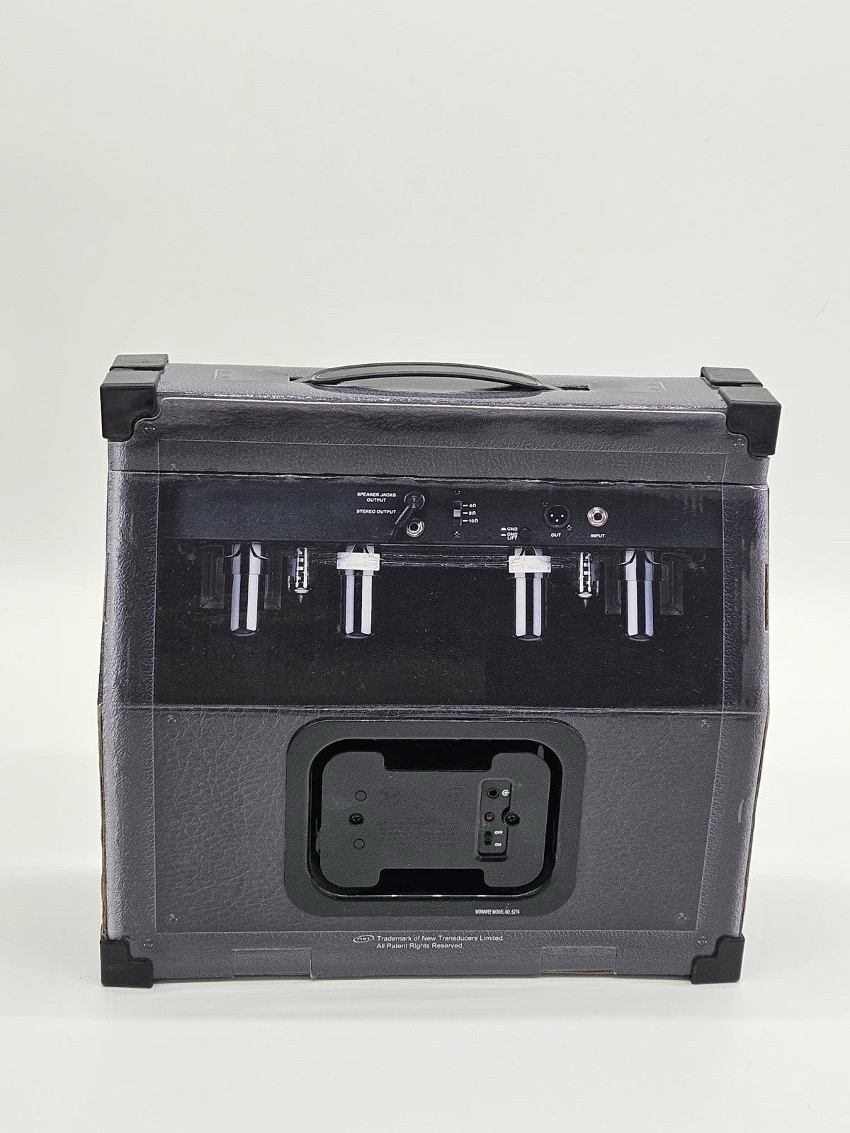 Vintage WowWee PAPER JAMZ Portable Paper Amplifier Case