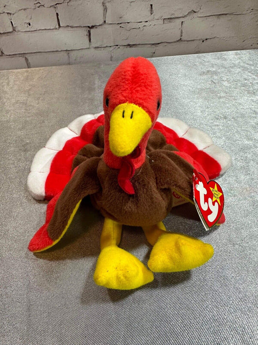 Ty Beanie Baby 1996 GOBBLES The Turkey #4034 Rare! VCTY