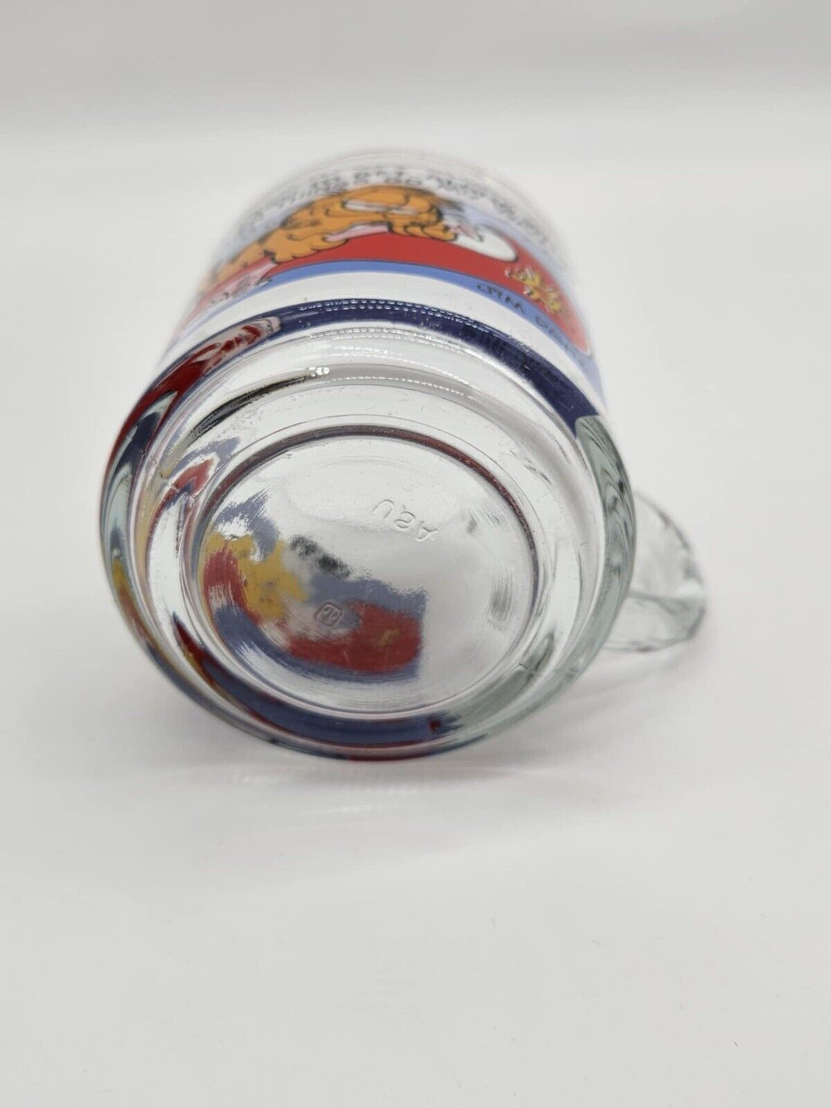 Set of 5 Vintage 1978 McDonald's Garfield Clear Comic Cups Mugs RARE