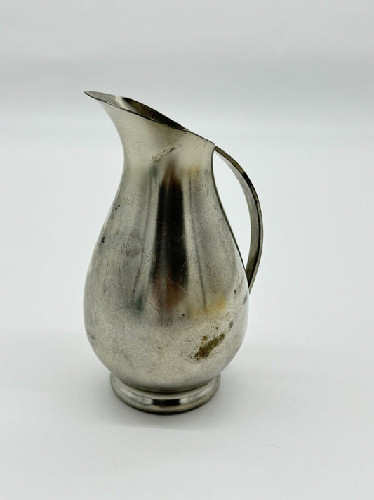 1960s Royal Holland KMD Daalderop Pewter Sculptural Pitcher Vintage Barware