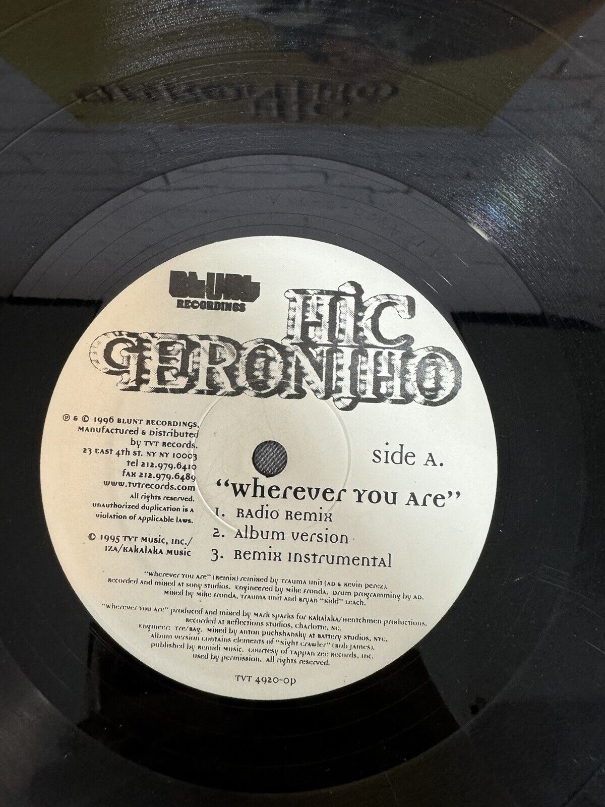 Mic Geronimo Wherever You Are 12” Vinyl Hip Hop Single 1996 Z