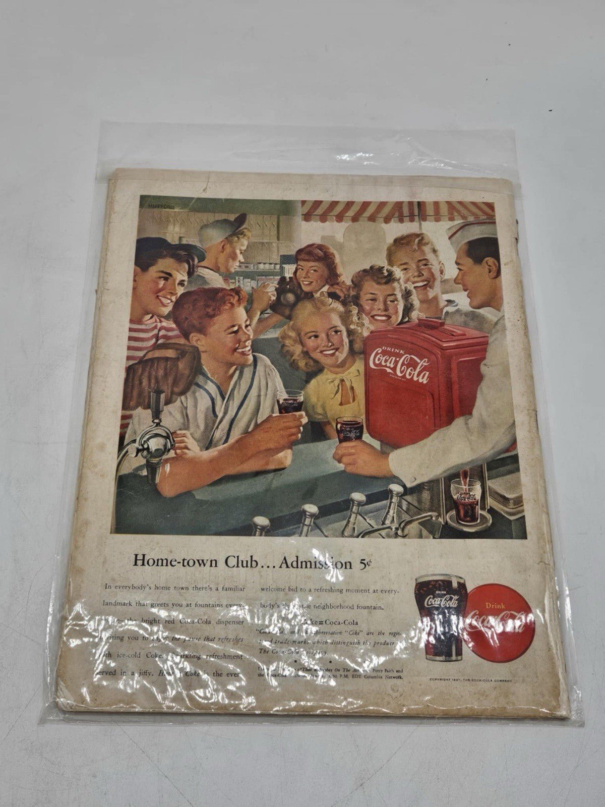 1947 AUG 16 THE SATURDAY EVENING POST MAGAZINE - NORMAN ROCKWELL COVER - SP 5772