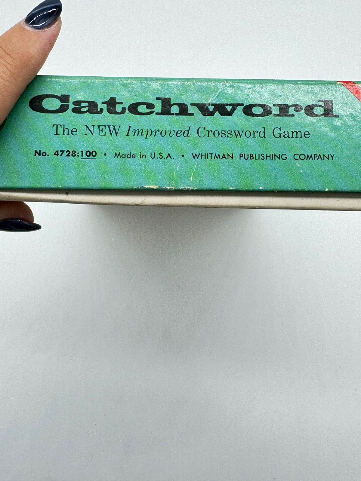 Vintage 1950's Catchword Game , The New Crossword Game