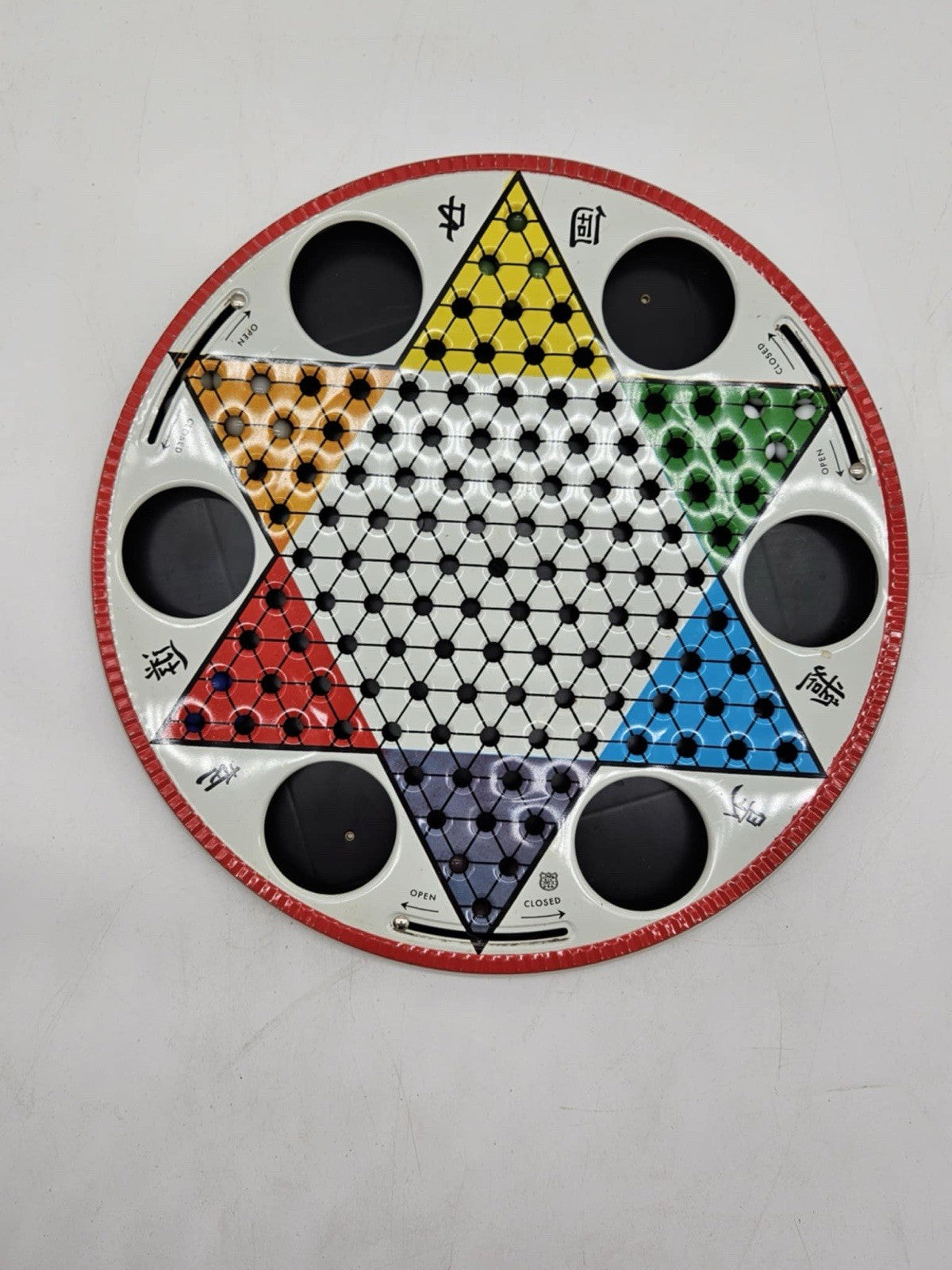 Vintage Chinese Checkers 2in1 Regular Checkers Chein