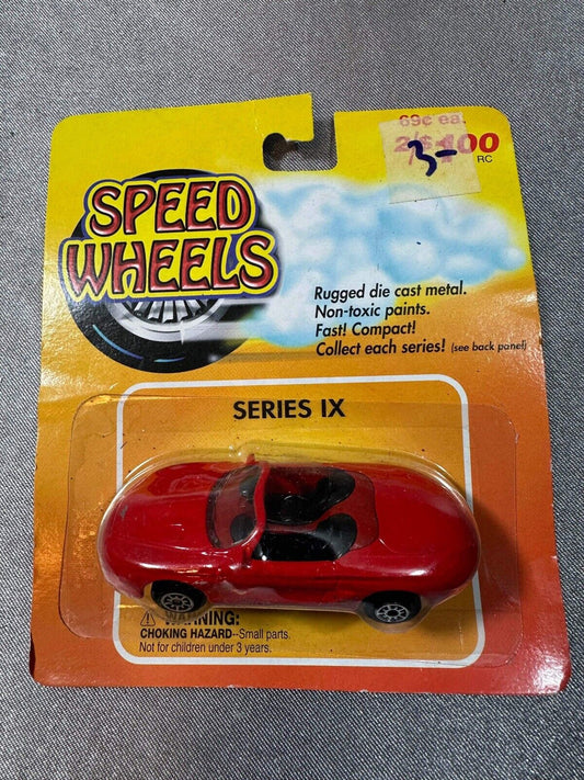 Vintage Speed Wheels SERIES IX Red Diecast Toy Car VTY 003