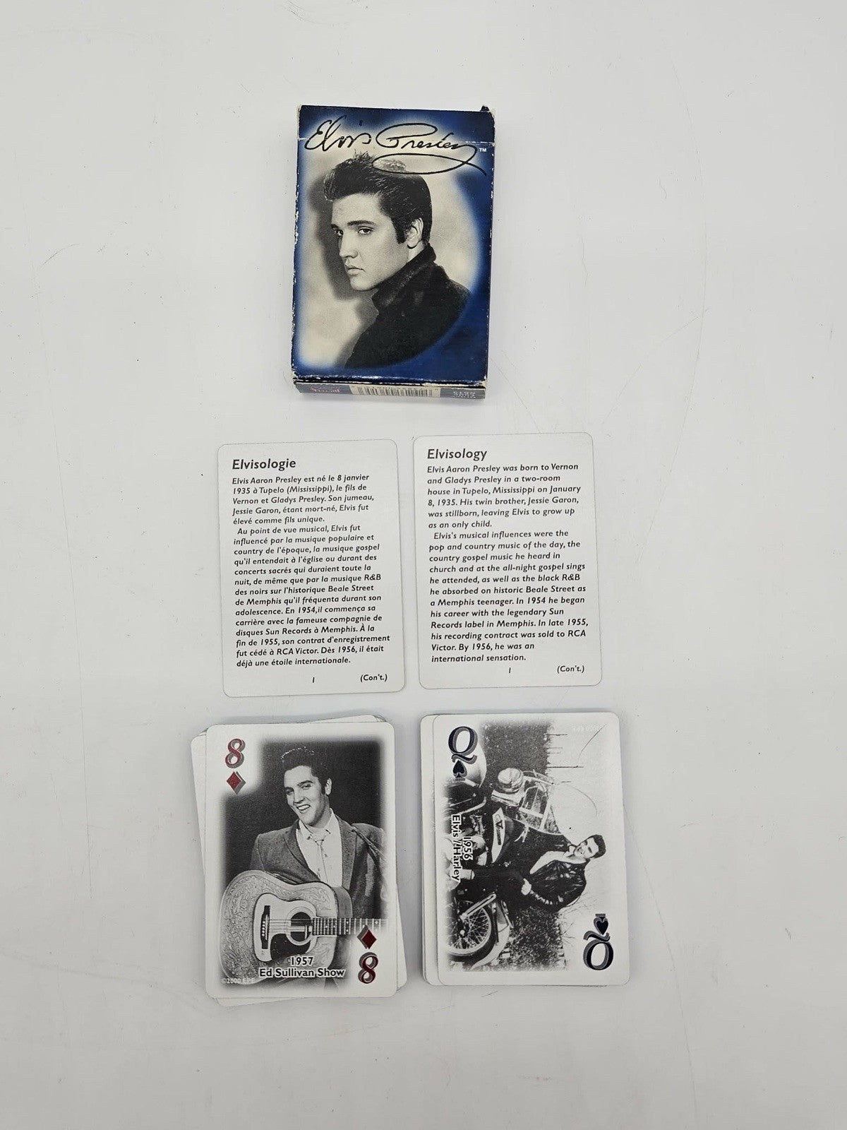 EPE Official Product Elvis Presley Music Theme Collectible Playing Cards Deck