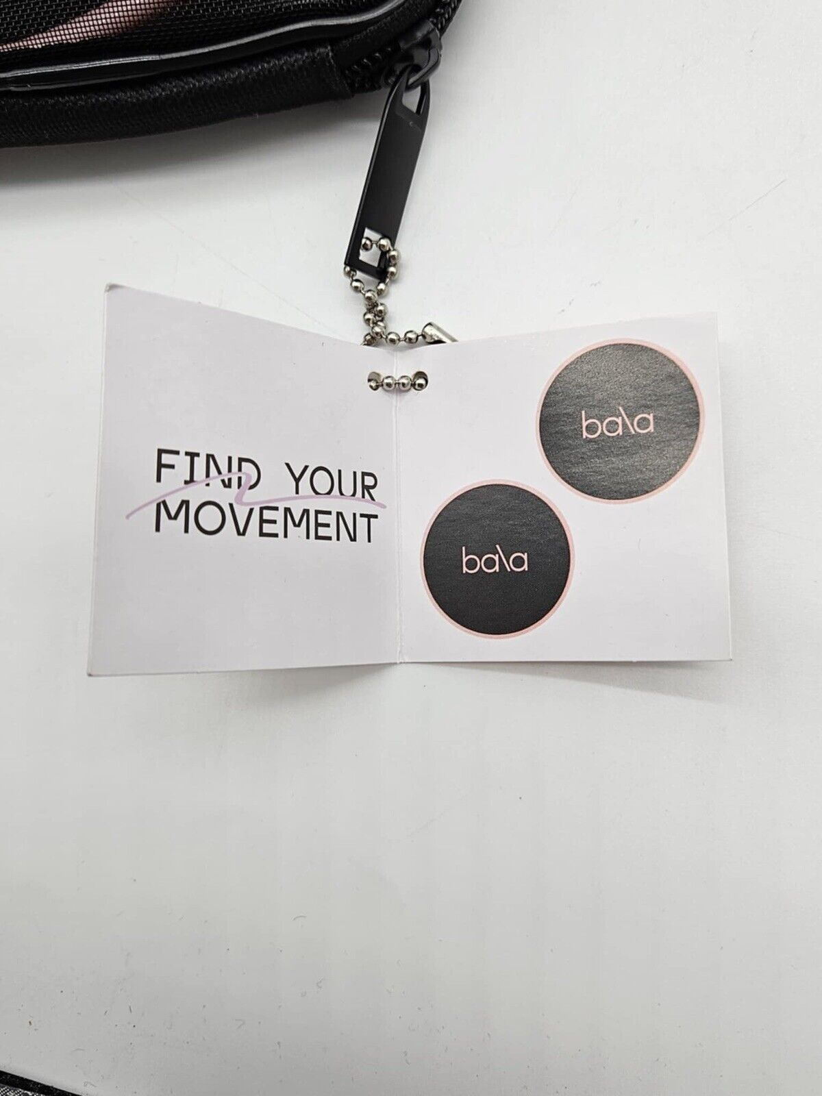 New Bala Pink & Black 7” Aerobic Exercise Workout Slider Discs W/ Mesh Bag