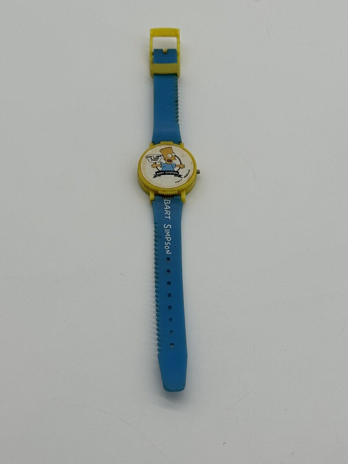 THE SIMPSONS Bart Simpson 1990 Vintage NelSonic Watch ‘Don’t Have A Cow Man’ 006