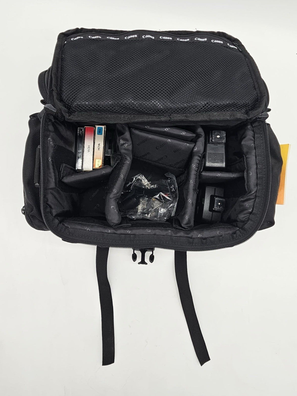 Canon Rebel Camera Bag + Monopod Flash Filters Lot Braun Starblitz Hoya Cokin