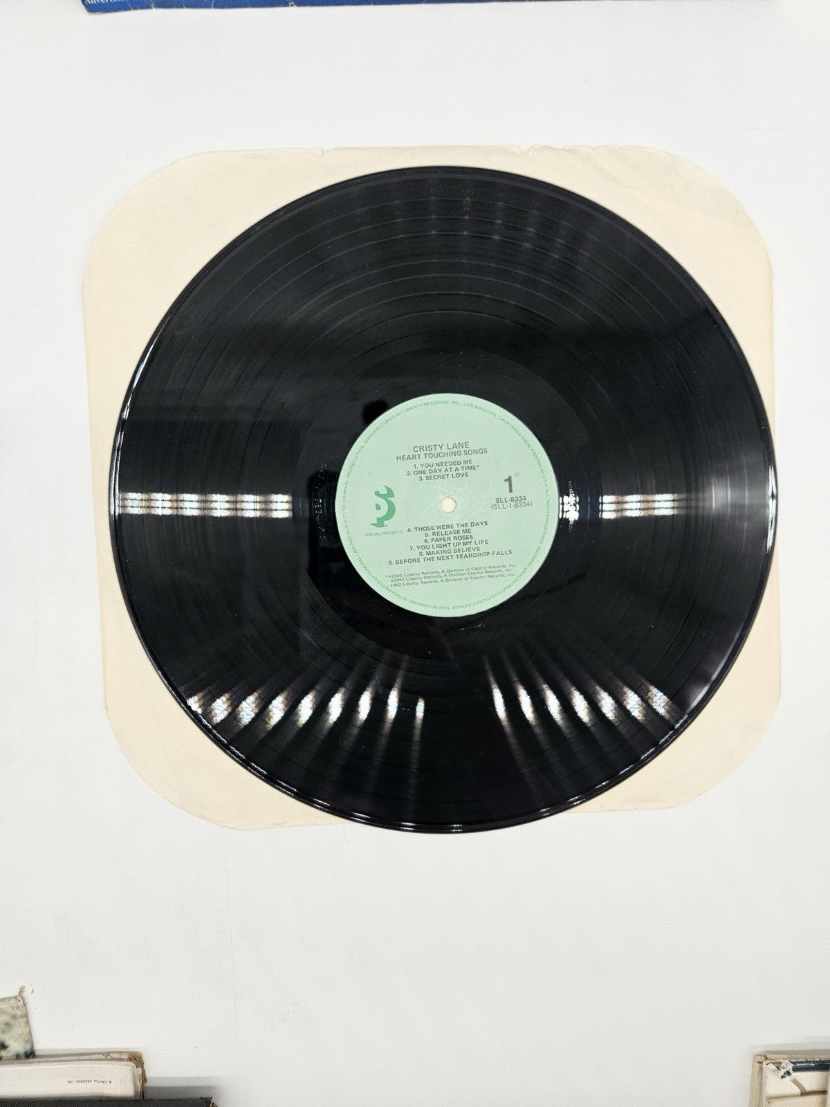 CRISTY LANE ONE DAY AT A TIME VINYL LP 1981 AMERICA'S FAVORITE SONGS OF FAITH EX