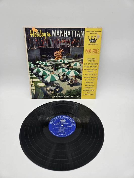 Holiday in Manhattan Ashley Adams piano solos LP vinyl record