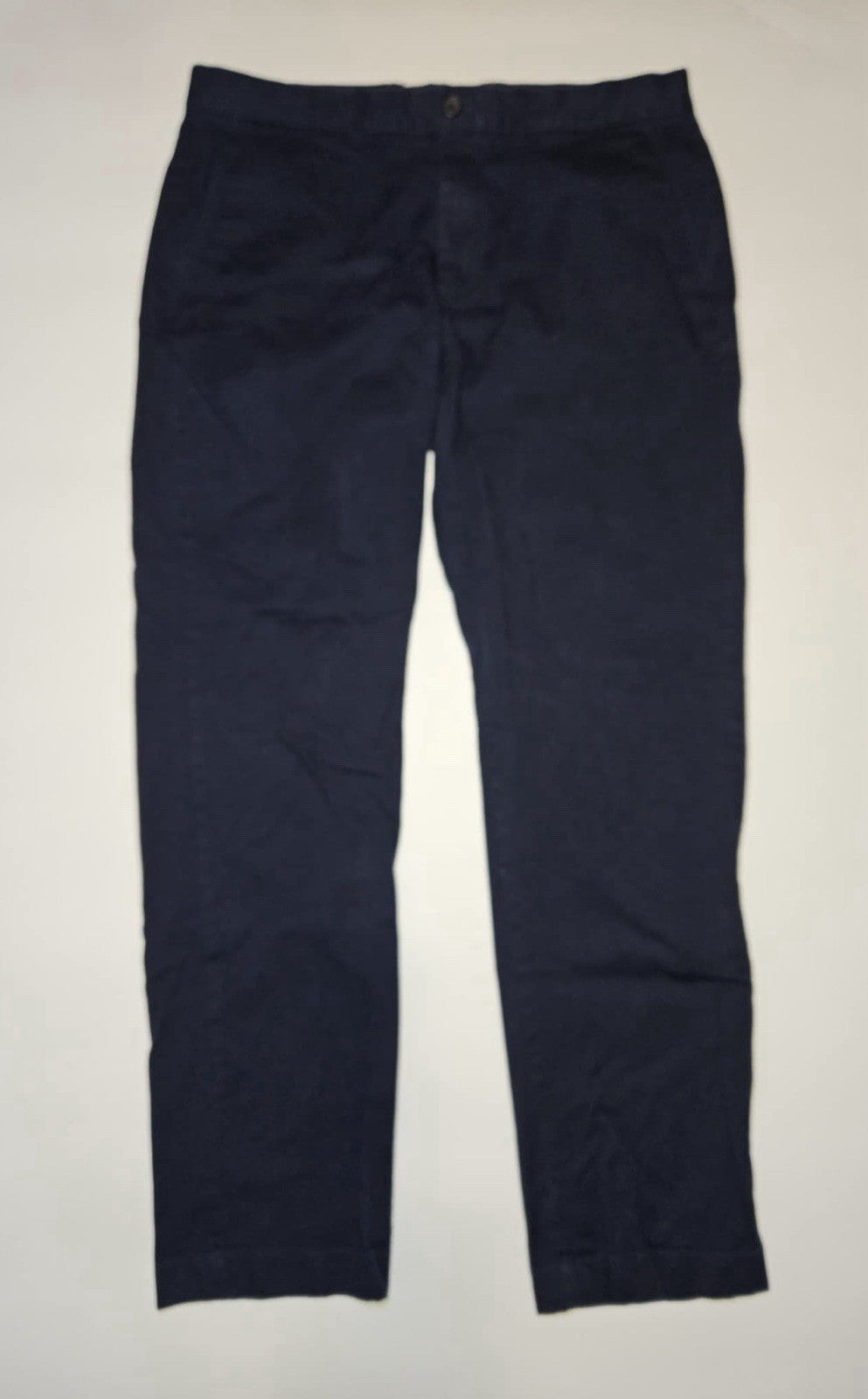 Mens J. Crew Navy Blue Flex Slim Flat Front Chino Pants 34x32