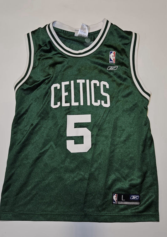 Boston Celtics Kevin Garnett Adidas Jersey Size Youth L Green NBA