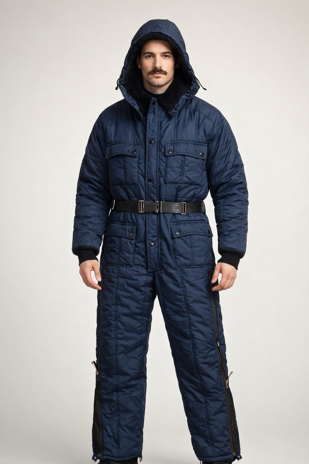 VTG Walls Blizzard Pruf Insulated Coveralls Zip Winter Snow Suit Snowmobile Sz M