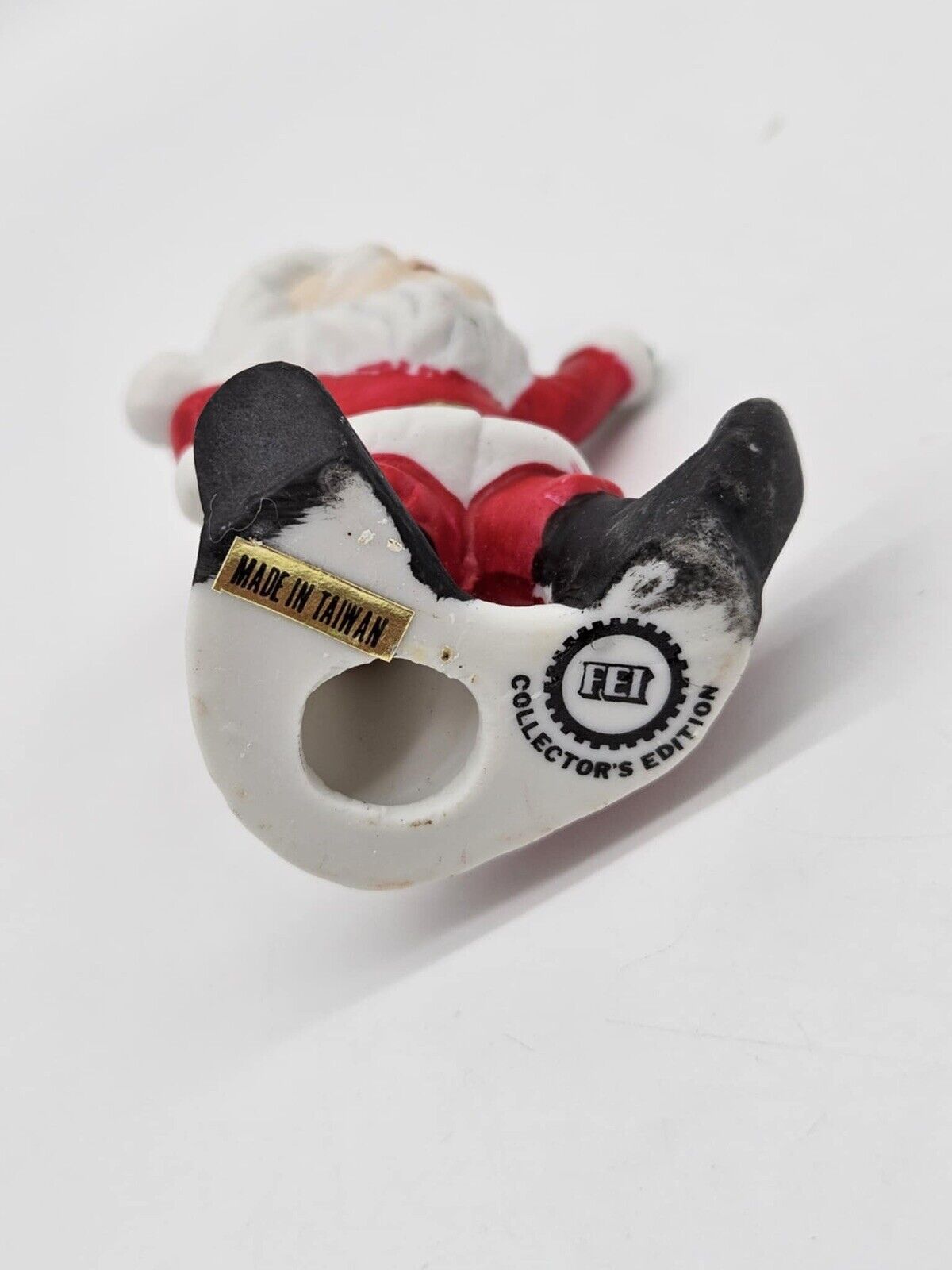 Vintage Christmas Lefton Child Santa Claus Figurine Collectors Edition